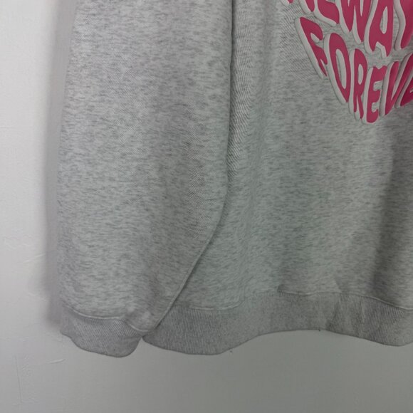 White Fox Boutique 13 Always & Forever Crewneck Sweatshirt Gray Size L/XL EUC - Picture 13 of 13